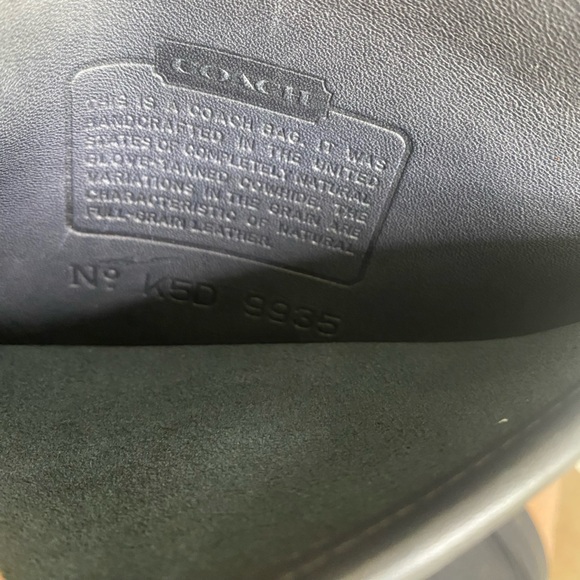 Coach Vintage Hadley zip small shoulder crossbody black leather purse - Picture 8 of 16